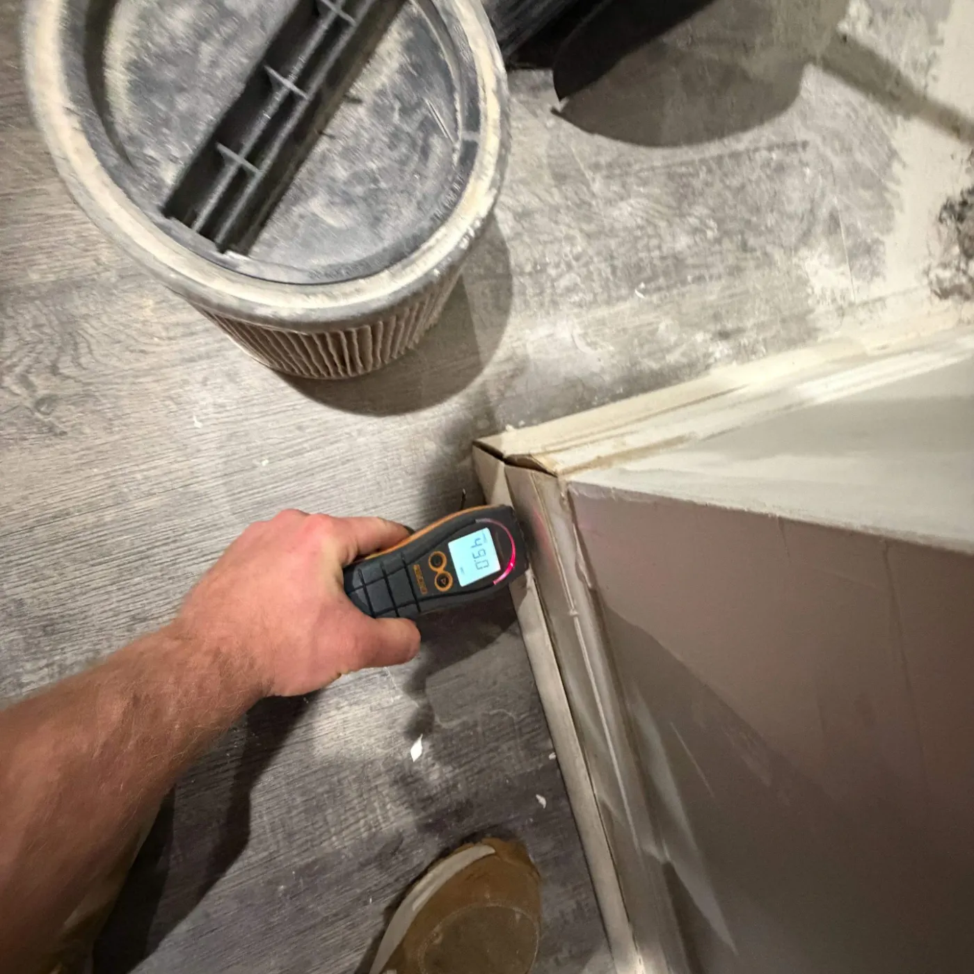 Certified restoration crew at work on Fairland residence