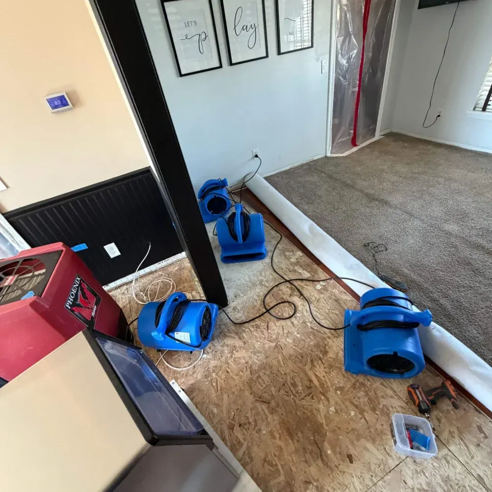 Residential restoration project in Fairland, Hamilton County Indiana