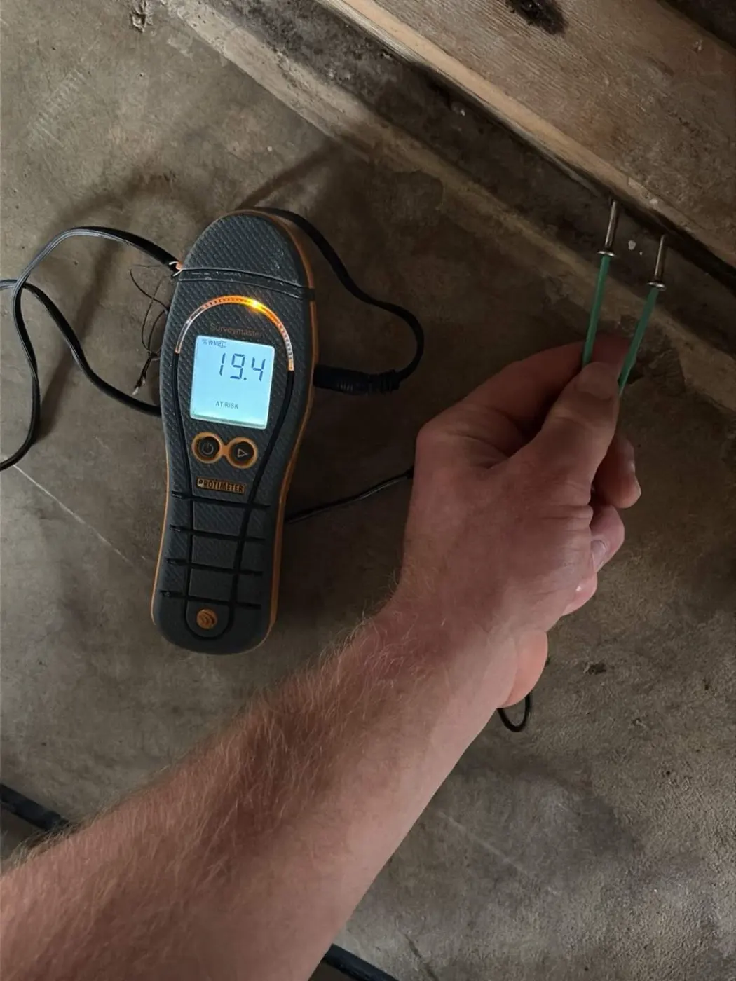 IICRC-certified dry-out in progress at Fairland home